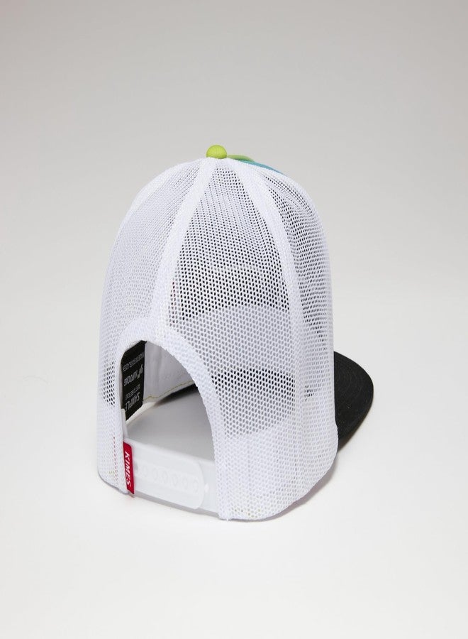 Kimes Ranch Caps Adjustable Snapback Wildstyle Weekly Hat - Blue/Green - Image 3